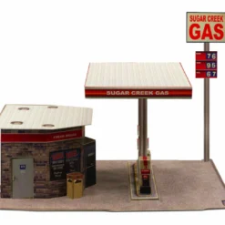 BK 3208 1:32 Scale Gas Station Building Kit 23 BK 3208 1:32 Scale Gas Station Building Kit -Innovative Hobby Supply shop 10 02940.1641917996