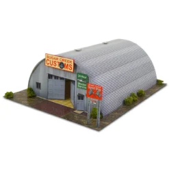 BK 6400 1:64 Scale "Quonset Hut" Photo Real Scale Building Kit
