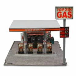 BK 3208 1:32 Scale Gas Station Building Kit 14 BK 3208 1:32 Scale Gas Station Building Kit -Innovative Hobby Supply shop 3 63579.1641917996