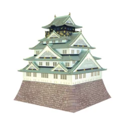 Sankei MK04-02 Osaka Castle 1/300 Scale Miniature Art Paper Kits