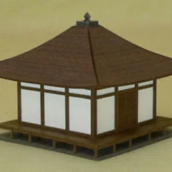 Sankei MP03-04 Japanese Temple 1/150 N Scale Paper Kits