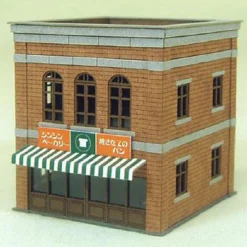 Sankei MP03-13 Japanese Bakery 1/150 N Scale Paper Kits