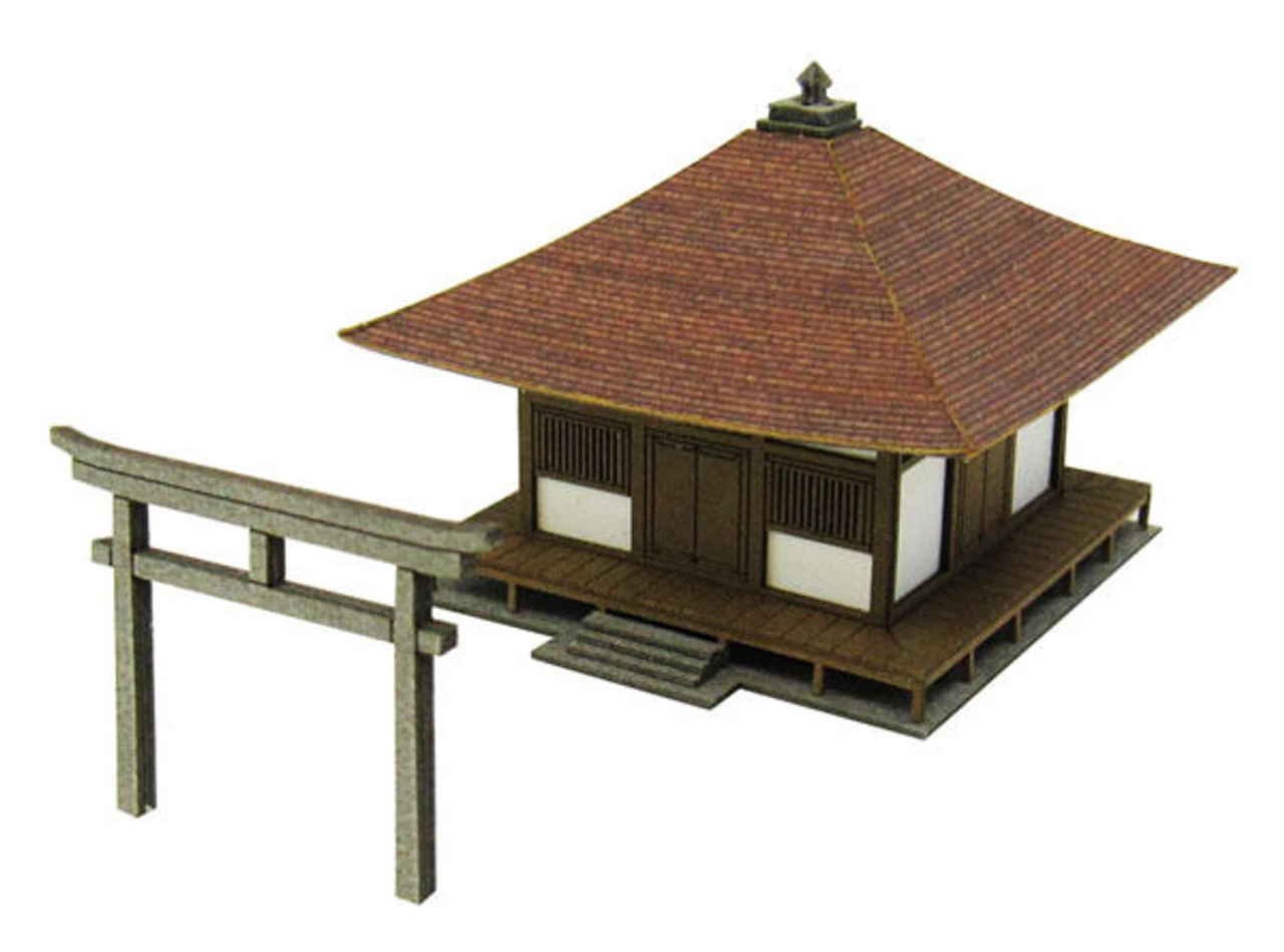 Sankei MP01-90 Japanese Temple 1/220 Z Scale Paper Kits 3 Sankei MP01-90 Japanese Temple 1/220 Z Scale Paper Kits