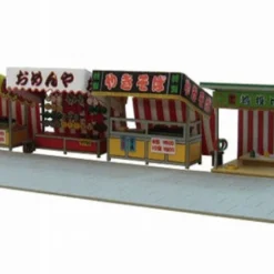 Sankei MP03-68 Japanese Street Stall A 1/150 N Scale Paper Kits