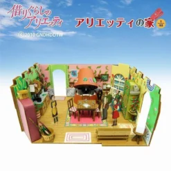 Sankei MK07-13 Studio Ghibli Arrietty's House The Borrower Arrietty 1/48 Scale Paper Kits