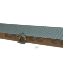 Sankei MP03-104 Wooden School 1/150 N Scale Paper Kits