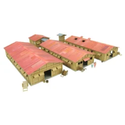 Sankei MK07-30 Studio Ghibli Mysterious Town G (Spirited Away) 1/150 Scale Paper Kits -Innovative Hobby Supply shop 4580236848998 2 53293.1521166663