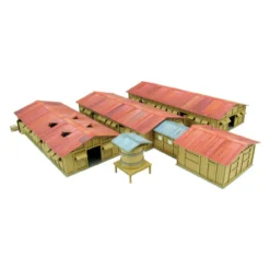 Sankei MK07-30 Studio Ghibli Mysterious Town G (Spirited Away) 1/150 Scale Paper Kits -Innovative Hobby Supply shop 4580236848998 3 22782.1521166663