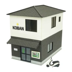 Sankei MK05-61 Police Box Around The Corner (1/80 HO Scale)