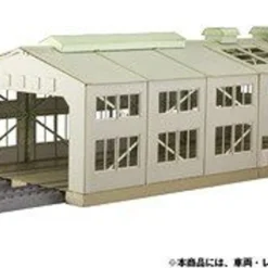 Plum MS062 1/80 Train Warehouse Paper Kit (HO Scale)