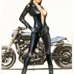 Hasegawa 1/12 Real Figure Collection No.11 Girl Rider Plastic Model