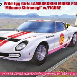 Innovative Hobby Supply shop 19 Hasegawa 1/24 Wild Egg Girls No.05 Lamborghini Miura P400 SV W/ Figure Plastic Model