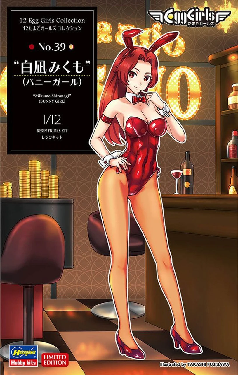 Hasegawa 1/12 12 Egg Girls Collection No.39 Mikumo Shiranagi (Bunny Girl) Resin Kit 3 Hasegawa 1/12 12 Egg Girls Collection No.39 Mikumo Shiranagi (Bunny Girl) Resin Kit