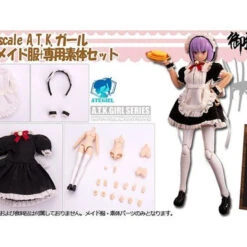 Doyusha 1/12 ATK Girl Maid Uniform W/Body Set Plastic Model
