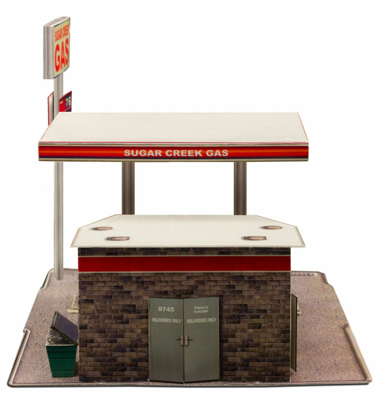 BK 3208 1:32 Scale Gas Station Building Kit 11 BK 3208 1:32 Scale Gas Station Building Kit - Image 9