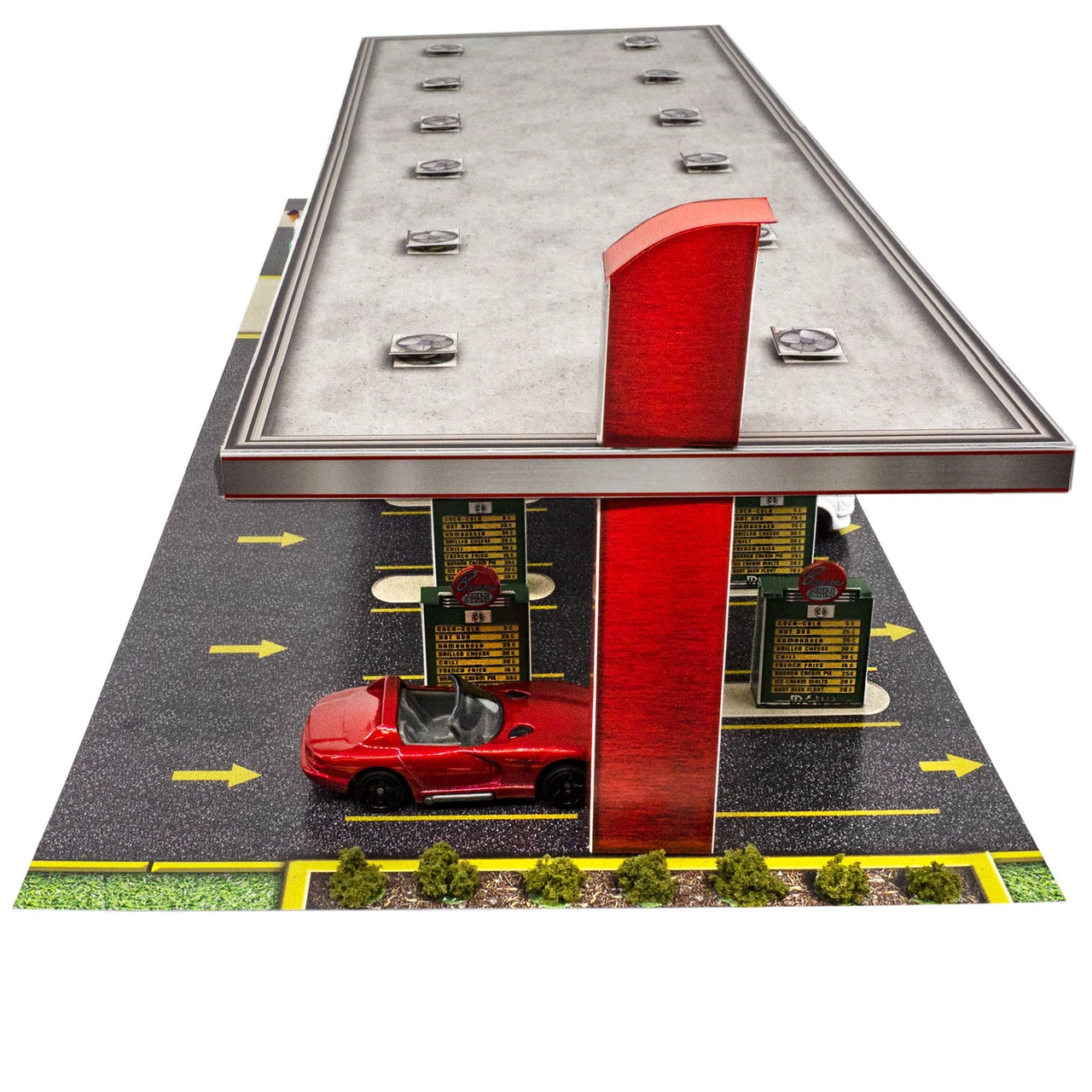 BK 6459 1:64 Scale "Bruno's Dine-In & Drive-In" Photo Real Scale Building Kit 10 BK 6459 1:64 Scale "Bruno's Dine-In & Drive-In" Photo Real Scale Building Kit - Image 8