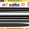 MG 6204-4 UltraCal Racing Stripe Decals Style 4 1:43 Scale -Innovative Hobby Supply shop MG 6204 4 4thGEN pc 6 02297.1674584937