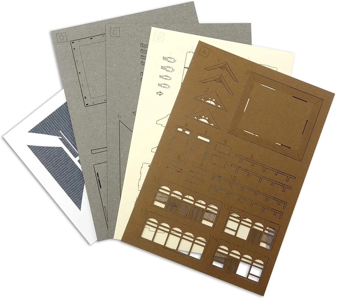 Sankei MP01-157 Japanese Temple 2 1/220 Z Scale 8 Sankei MP01-157 Japanese Temple 2 1/220 Z Scale - Image 6