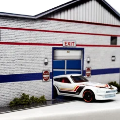 BK 6458 1:64 Scale "Lou's Auto Shop" Photo Real Scale Building Kit 11 BK 6458 1:64 Scale "Lou's Auto Shop" Photo Real Scale Building Kit -Innovative Hobby Supply shop Rear Garage Door w Car 15644.1680289900