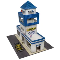 BK 6461 1:64 Scale "Track Tower" Photo Real Scale Building Kit -Innovative Hobby Supply shop Tower front right 16575.1695995399
