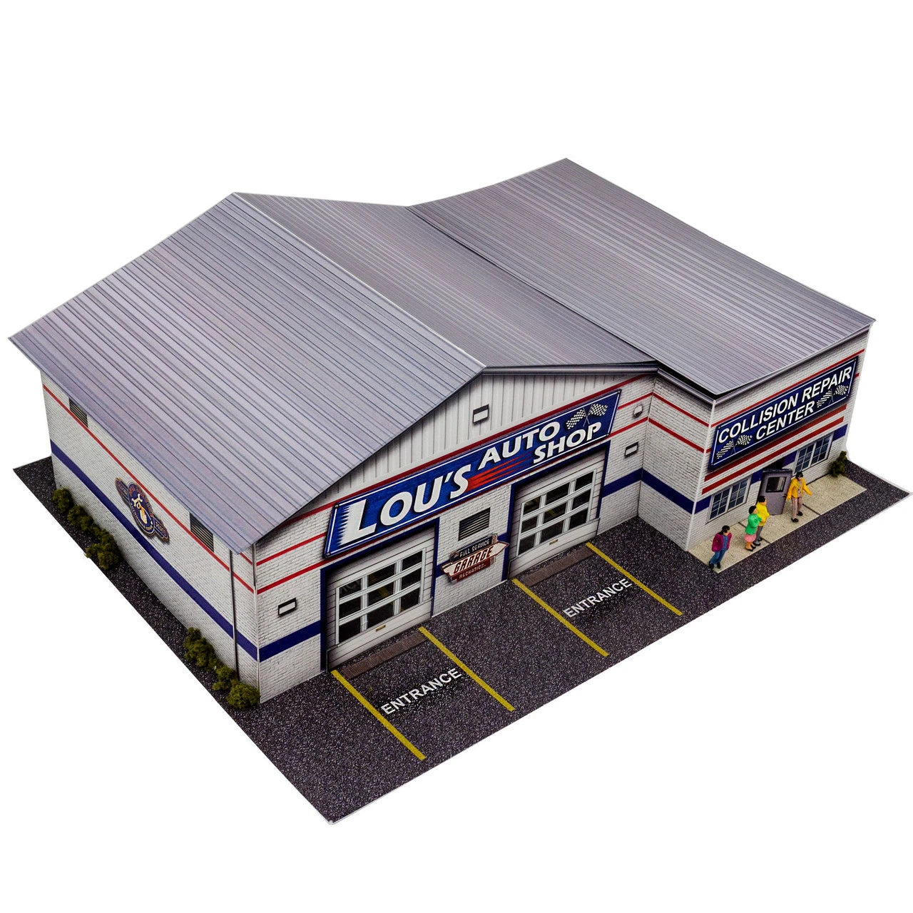 BK 6458 1:64 Scale "Lou's Auto Shop" Photo Real Scale Building Kit 6 BK 6458 1:64 Scale "Lou's Auto Shop" Photo Real Scale Building Kit - Image 4