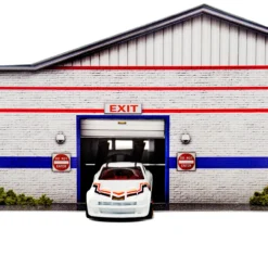 BK 6458 1:64 Scale "Lou's Auto Shop" Photo Real Scale Building Kit 14 BK 6458 1:64 Scale "Lou's Auto Shop" Photo Real Scale Building Kit -Innovative Hobby Supply shop rear see through garage 13941.1680289982