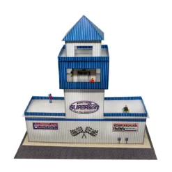 BK 6461 1:64 Scale "Track Tower" Photo Real Scale Building Kit -Innovative Hobby Supply shop rear 69711.1695995399