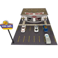 BK 6453 1:64 Scale "Used Car Dealership" Photo Real Scale Building Kit -Innovative Hobby Supply shop s l1600 01997.1674668085