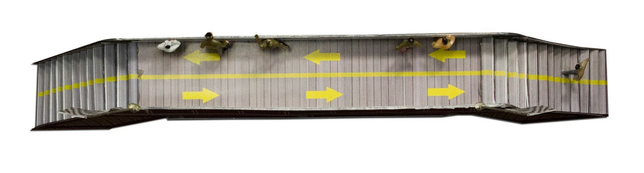 BK 6428 1/64 Slot Car HO "Pedestrian Bridge" Photo Real Fits Aurora AFX 9 BK 6428 1/64 Slot Car HO "Pedestrian Bridge" Photo Real Fits Aurora AFX - Image 7