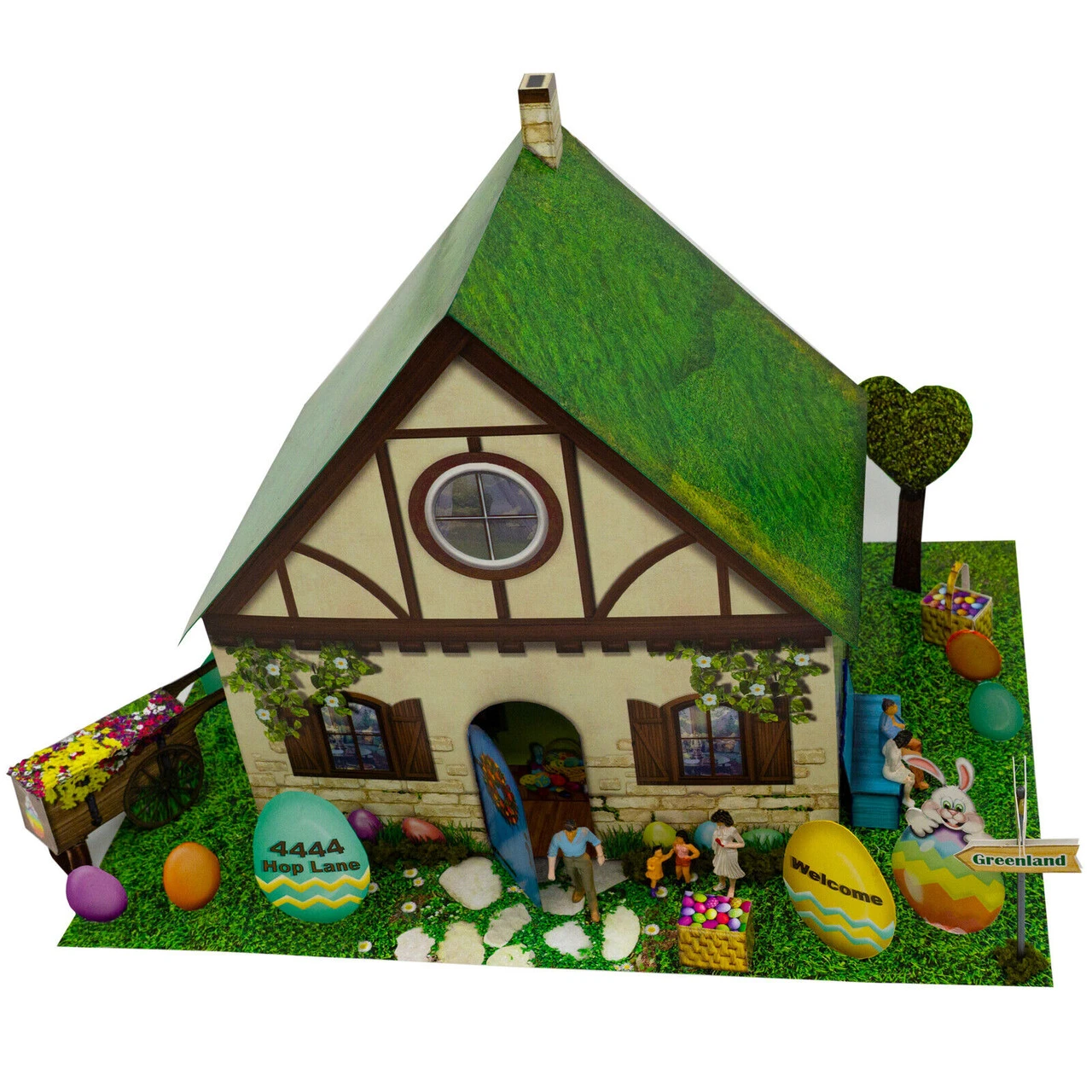 BK 4842 1:48 Scale "Easter Bunny House" Photo Real Scale Building Kit 7 BK 4842 1:48 Scale "Easter Bunny House" Photo Real Scale Building Kit - Image 5