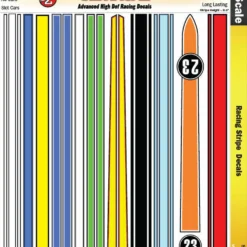 MG 3304 Ultracal Racing Stripe Decals For 1:32 Scale Applications