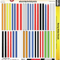 MG 3204 Ultracal Racing Scale Racing Stripe Decals 1:43 Scale