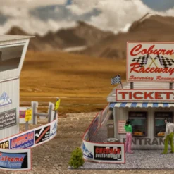 BK 8701 1:87 Scale "Race Tower & Ticket Gate Entrance" Photo Real Scale Building Kit -Innovative Hobby Supply shop s l1600 08266.1641507465