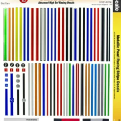 MG 3107 Ultracal Racing Metallica Pearl Racing Stripe Decal 1:64 HO Scale