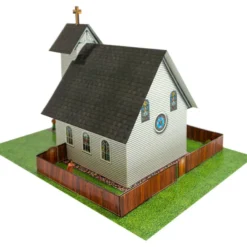 BK 4839 1:48 Scale Church Model Building Kit -Innovative Hobby Supply shop s l1600 10334.1641853524