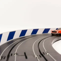 PL 5053 AFX Slot Car Guard Rail Set - PhotoReal FITS: 1/64 & 1/43 Scale Aurora, Model Motoring -Style 4 Blue