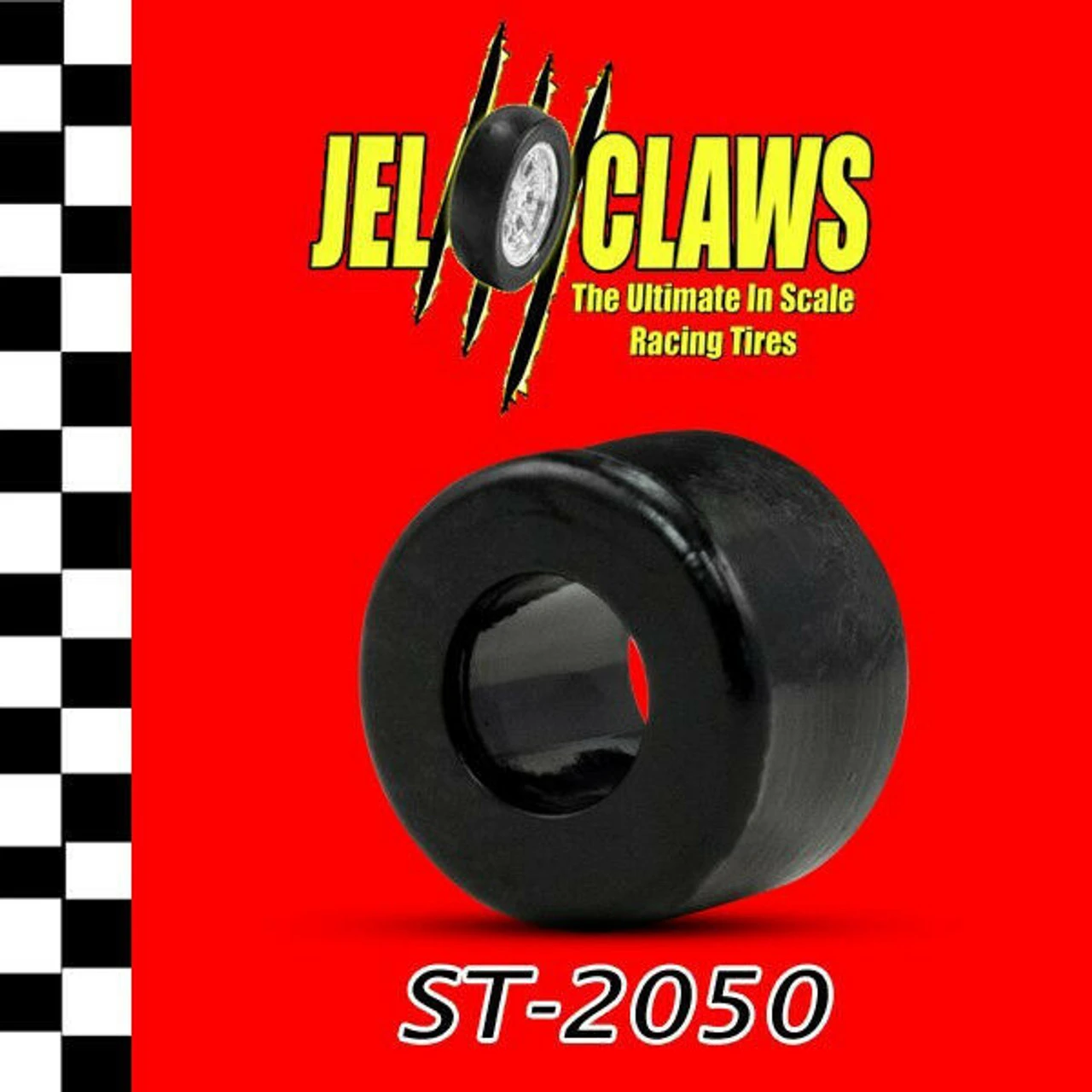 ST 2050 1/64 HO Scale Slot Car Tire For Aurora G Plus Cars, Rear Tires With Smooth Wheels, HO Scale Slick 3 ST 2050 1/64 HO Scale Slot Car Tire For Aurora G Plus Cars, Rear Tires With Smooth Wheels, HO Scale Slick