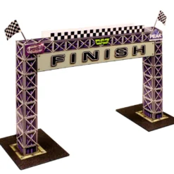 BK 6426 1/64 Slot Car HO "Start Gantry" Photo Real Fits Aurora AFX Race Tracks