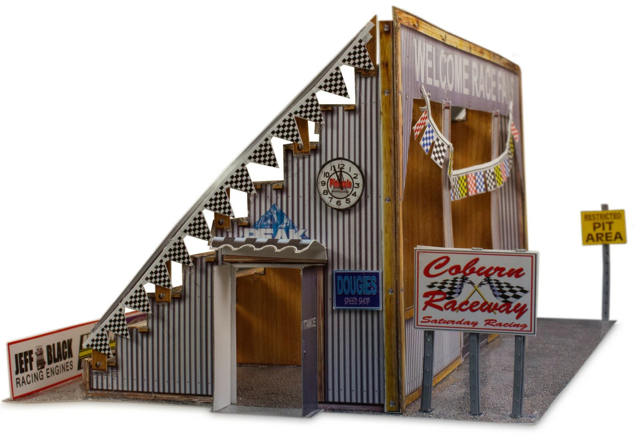 BK 6402 1:64 Scale "Bleacher Kit & Hot Dog Stand" Photo Real Scale Building Kit 7 BK 6402 1:64 Scale "Bleacher Kit & Hot Dog Stand" Photo Real Scale Building Kit - Image 5