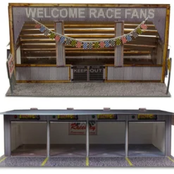 BK 8712 1:87 Scale "Four Stall Pit Garage & Bleachers" Photo Real Scale Building Kit 21 BK 8712 1:87 Scale "Four Stall Pit Garage & Bleachers" Photo Real Scale Building Kit -Innovative Hobby Supply shop s l1600 15249.1641506656