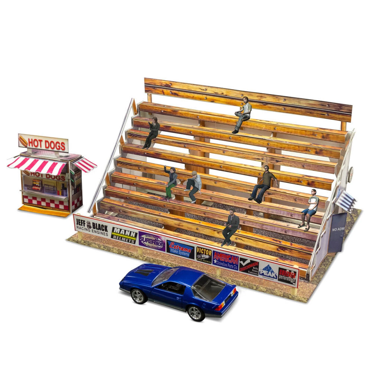 BK 6402 1:64 Scale "Bleacher Kit & Hot Dog Stand" Photo Real Scale Building Kit 3 BK 6402 1:64 Scale "Bleacher Kit & Hot Dog Stand" Photo Real Scale Building Kit