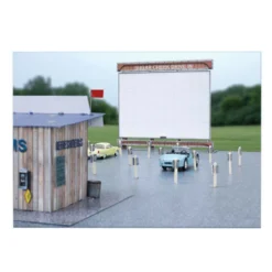 BK 6419 1:64 Scale "Drive In Theatre" Photo Real Scale Building Kit