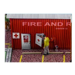 BK 6414 1:64 Scale "Fire Department" Photo Real Scale Building Kit -Innovative Hobby Supply shop s l1600 20591.1641508330