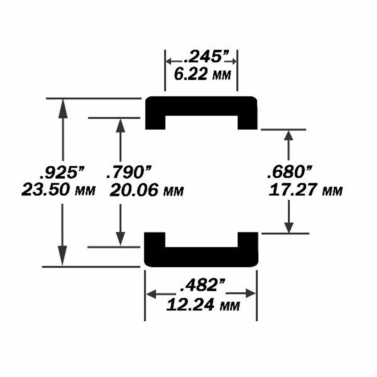 ST 1070 1/32 Slot Car Tire For Carrera '41 Willys Gasser And '32 Ford Hot Rod - Rears 5 ST 1070 1/32 Slot Car Tire For Carrera '41 Willys Gasser And '32 Ford Hot Rod - Rears - Image 3