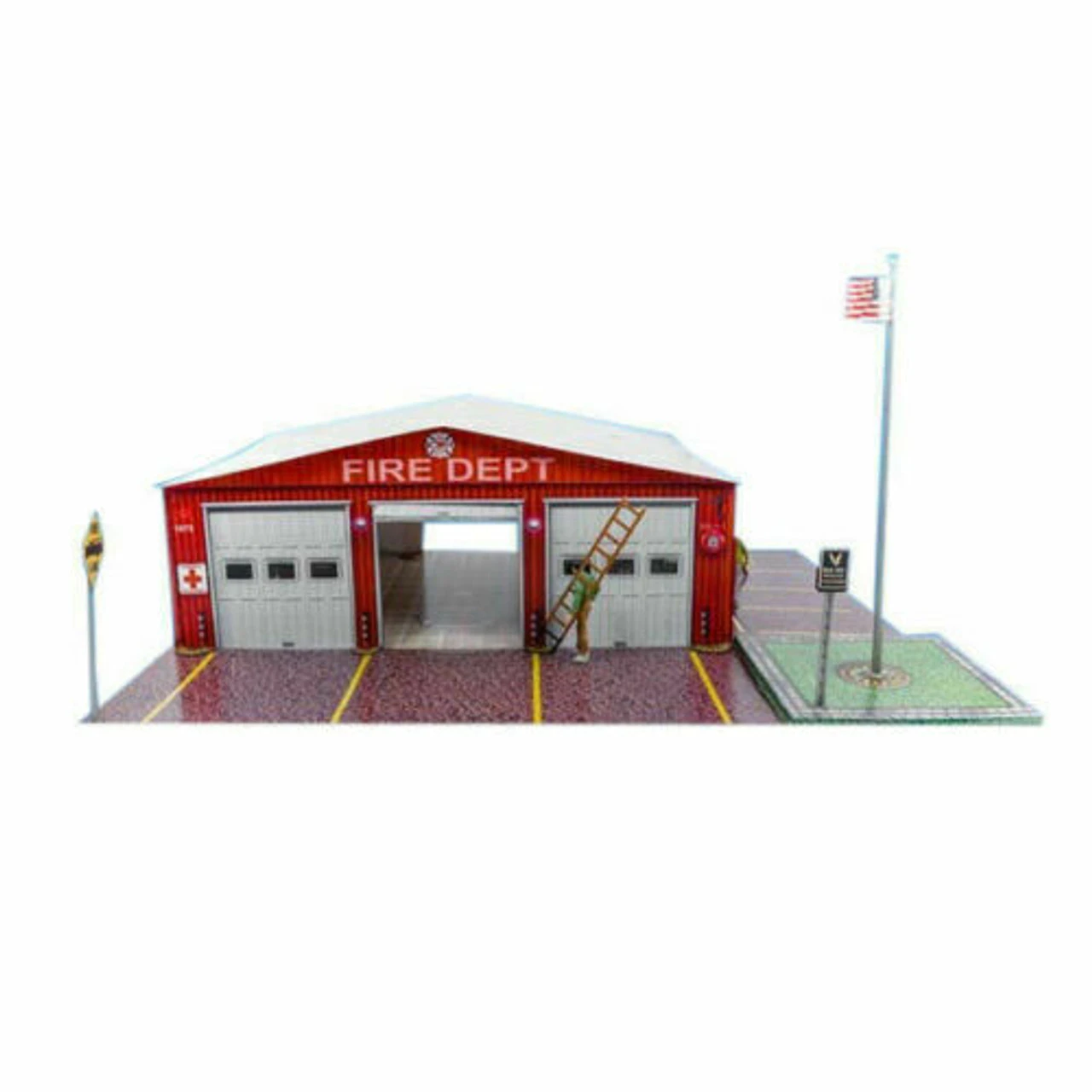 BK 3214 1:32 Scale Fire Department Building Kit 4 BK 3214 1:32 Scale Fire Department Building Kit - Image 2
