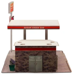 BK 4808 1:48 Scale "Modern Gas Station" Photo Real Scale Building Kit -Innovative Hobby Supply shop s l1600 26134.1641853964