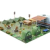 BK 4838 1:48 Scale Scout Camp Model Building Kit -Innovative Hobby Supply shop s l1600 26137.1641853532