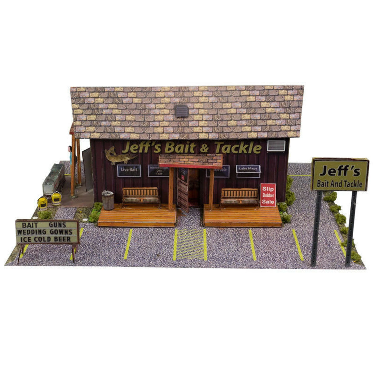 BK 6415 1:64 Scale "Bait Shop" Photo Real Scale Building Kit 4 BK 6415 1:64 Scale "Bait Shop" Photo Real Scale Building Kit - Image 2