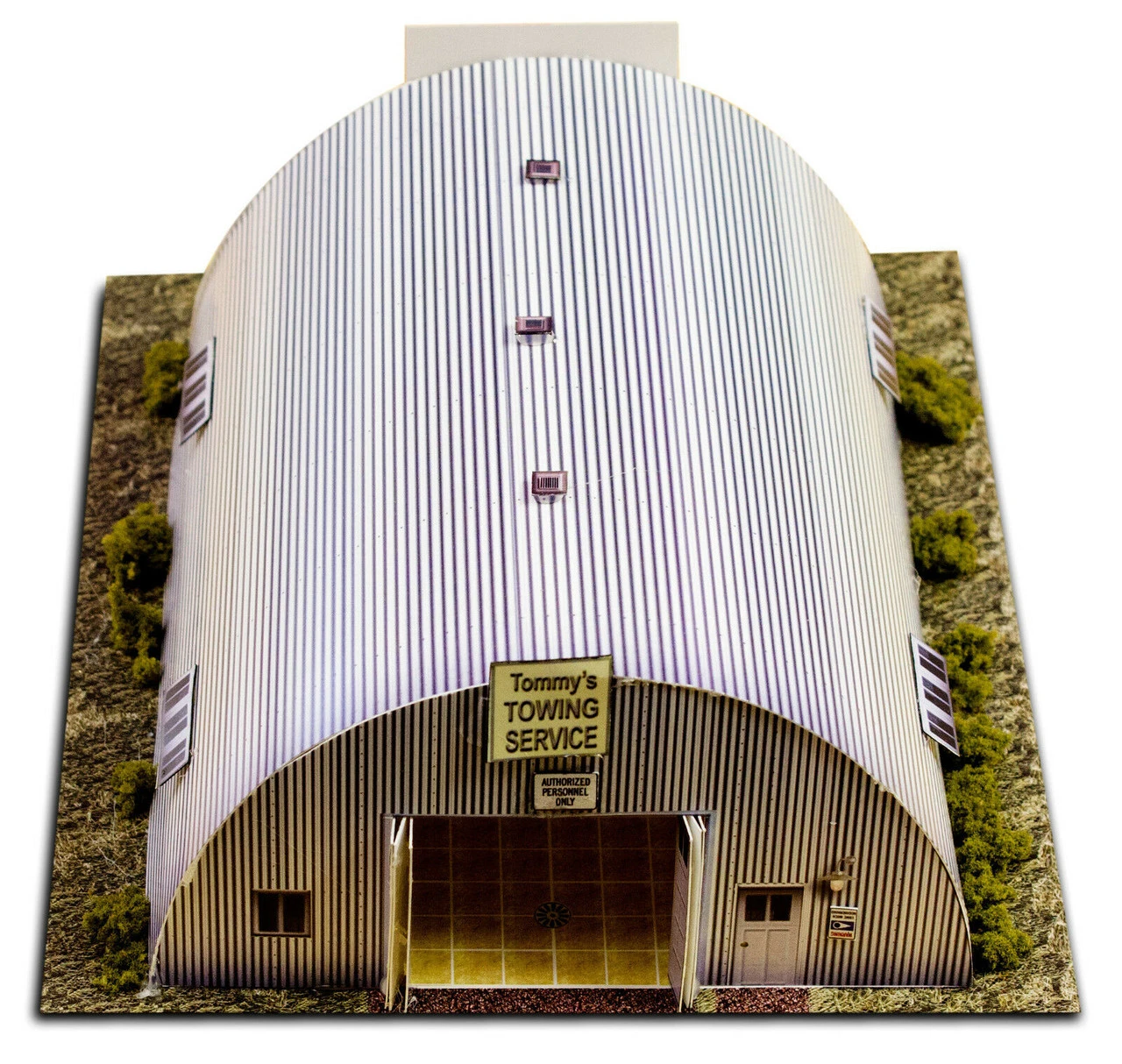 BK 8710 1:87 Scale "Quonset Hut & Train Station" Photo Real Scale Building Kit 10 BK 8710 1:87 Scale "Quonset Hut & Train Station" Photo Real Scale Building Kit - Image 8