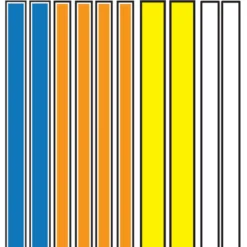 MG 6404-2 Ultracal Racing Stripe Style 2 Decals 1:24 Scale